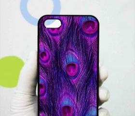 Peacock Feather Purple iphone 4/4s case